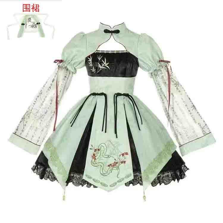 中国风洛丽塔旗袍轻lo裙