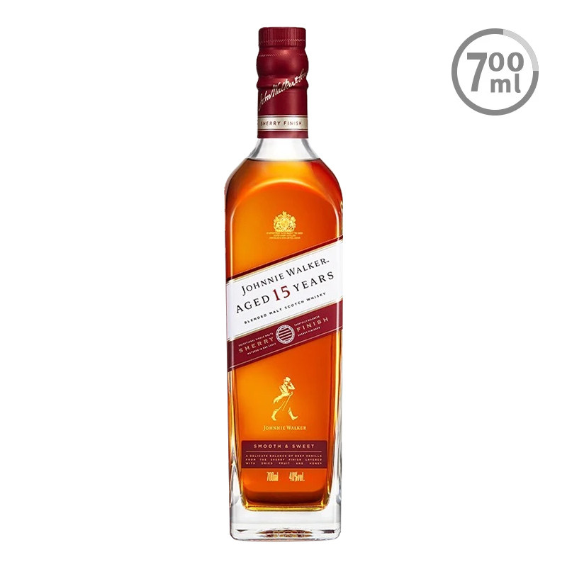 Johnnie Walker尊尼获加雪莉桶15年苏格兰威士忌洋酒700ml 无盒