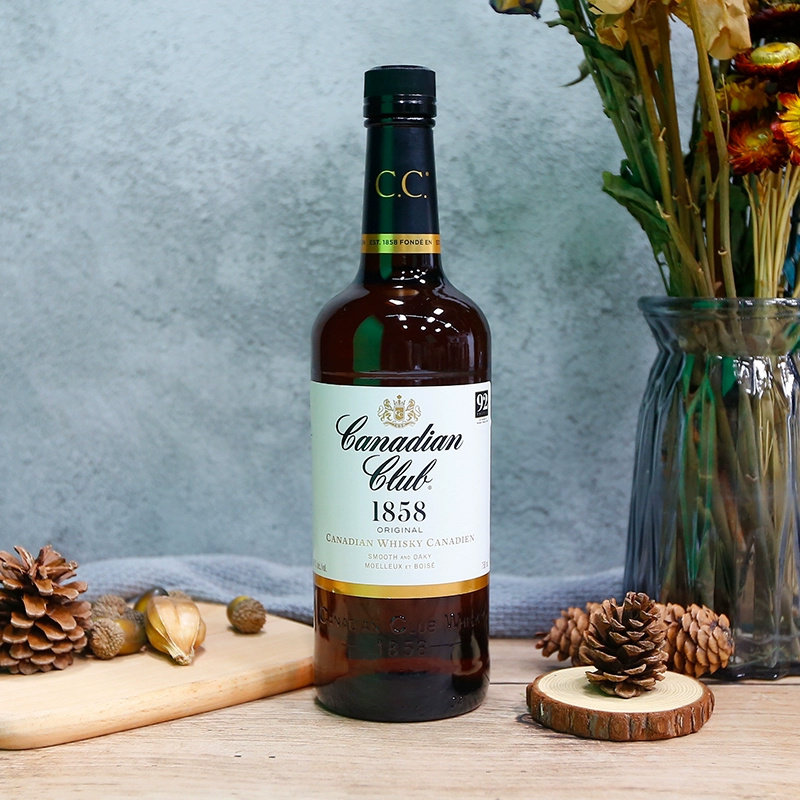 加拿大俱乐部威士忌Canadian Club鸡尾酒基酒原装进口洋酒750ml