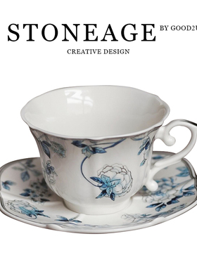 咖啡杯子中古法式高颜值新款下午茶餐具拿铁拉花浓缩冰美式