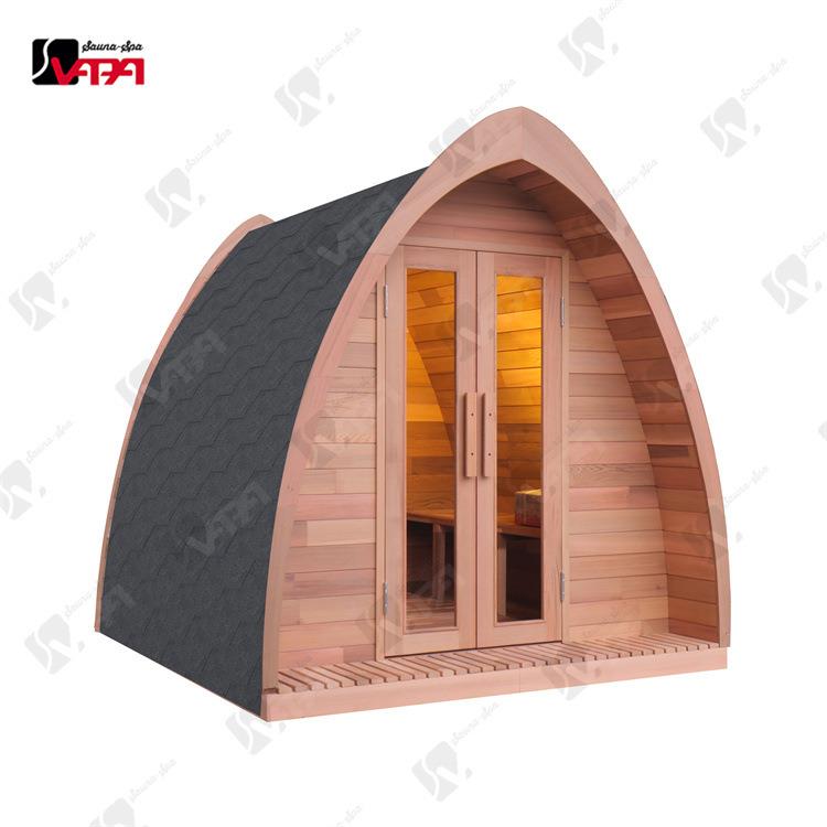 威帕桑拿 新款户外桑拿房红雪松木碳化松帐篷桑拿房厂家直销 沐浴