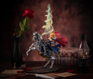 fate棉被王阿尔托莉雅手办白Saber模型fgo呆毛王白枪呆美少女摆件