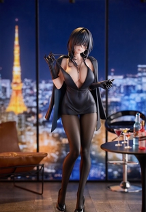 【祖国版】HanaBee横山石见黑礼服手办二次元美少女模型雕像摆件