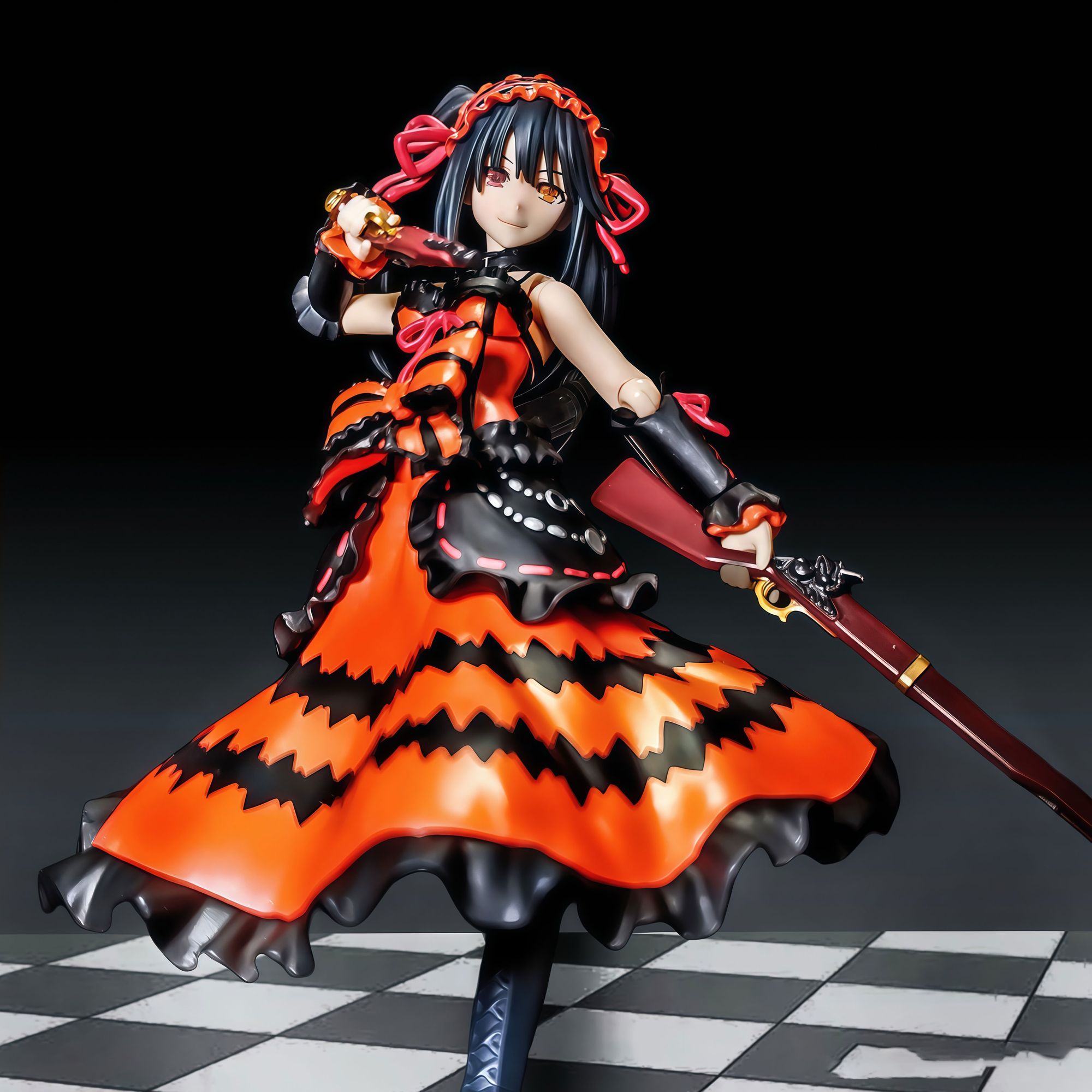 约会大作战fIgma时崎狂三可动手办刻刻帝动漫周边美少女模型摆件