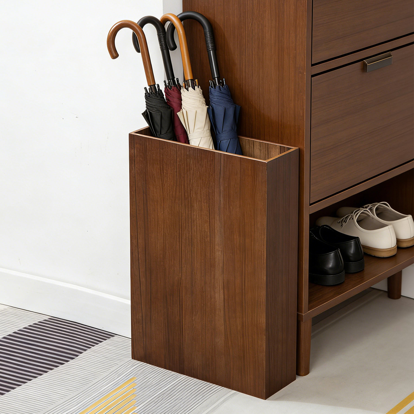 新中式雨伞收纳桶超窄木质雨伞桶家用门后夹缝雨伞架玄关简约伞桶,住宅家具,家用雨伞架,淘宝优惠券,粉丝福利购,淘宝优惠卷