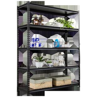 家用货架置物架多层落地阳台储藏行李箱收纳下空L型转角800库货架
