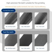 135 意大利进口弧形锉单双面弧形锉木工锉刀 鸭舌锉 255mm系列