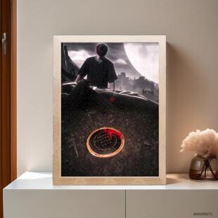 斩神手办周边木质拼图带相框1000片送同学礼物推荐桌面摆件ins