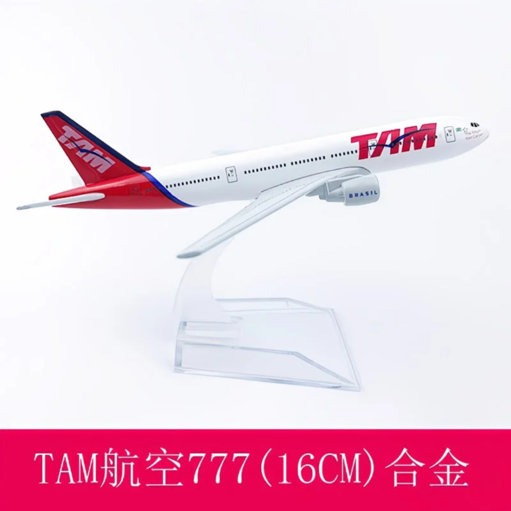 日本飞机模型16cm合金B777加拿大航空带轮客机摆件