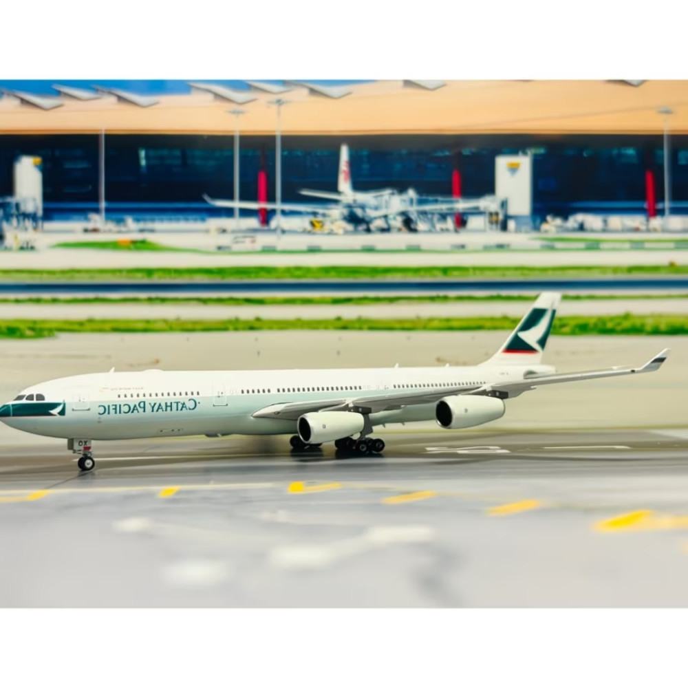 国泰航空飞机模型A340-300纸模手工立体摆件航迷1:400仿真