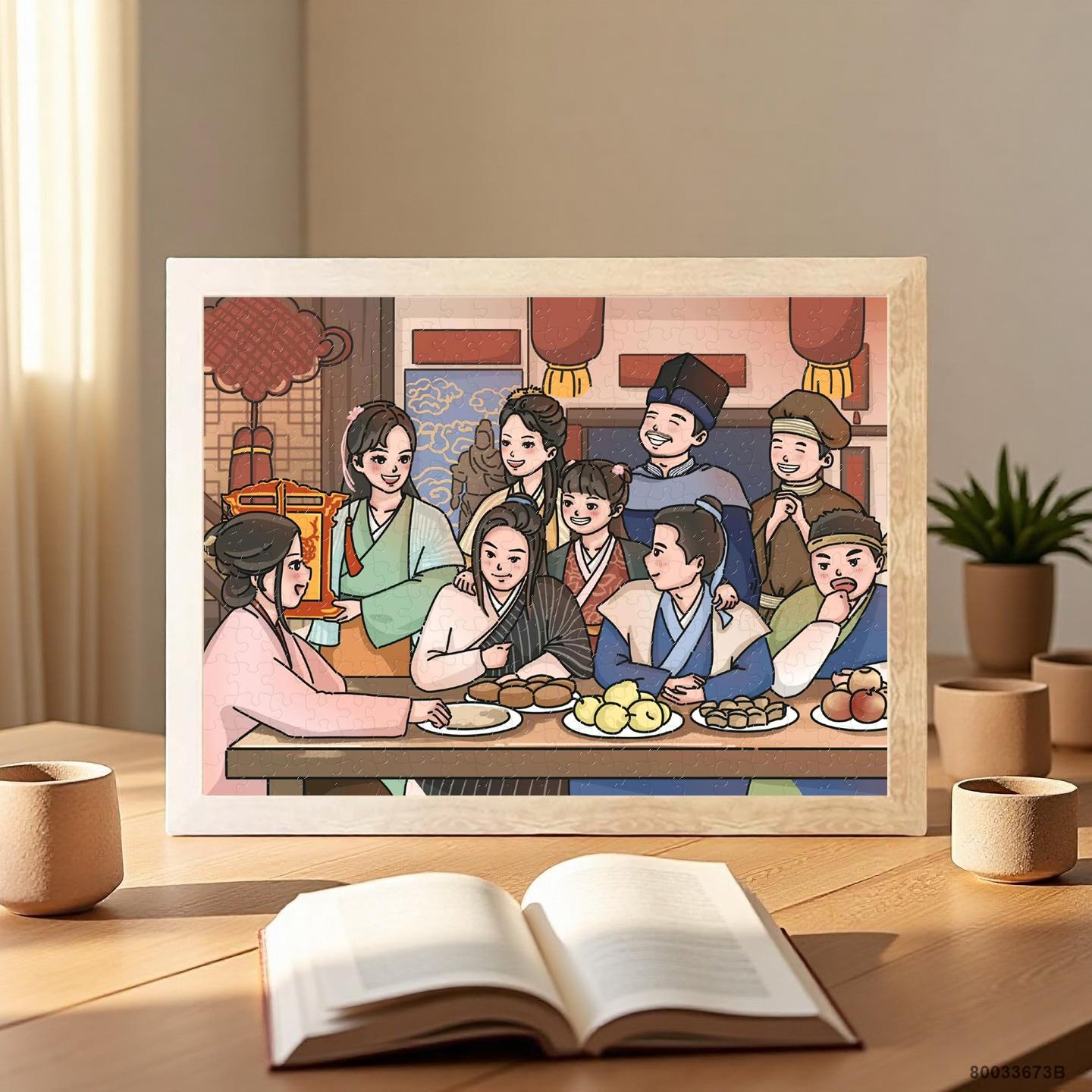 武林外传手办周边木质积木拼图带框可挂墙高颜值摆件生日礼物送同