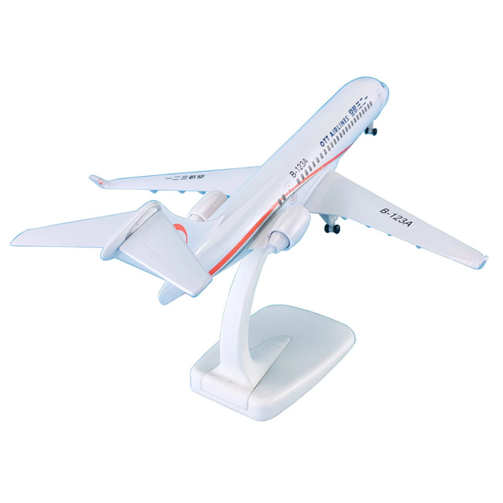 飞机模型日航123中华航空20cm实心合金ARJ21-700客机航模摆件
