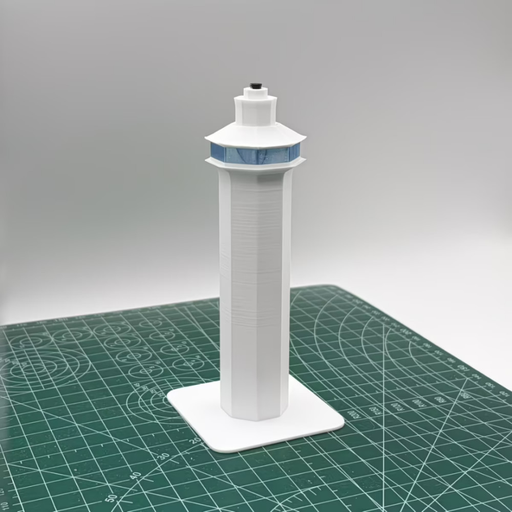 1比400塑料灯塔塔台雷达球模型机场跑道摆件客机模型合金仿真收藏