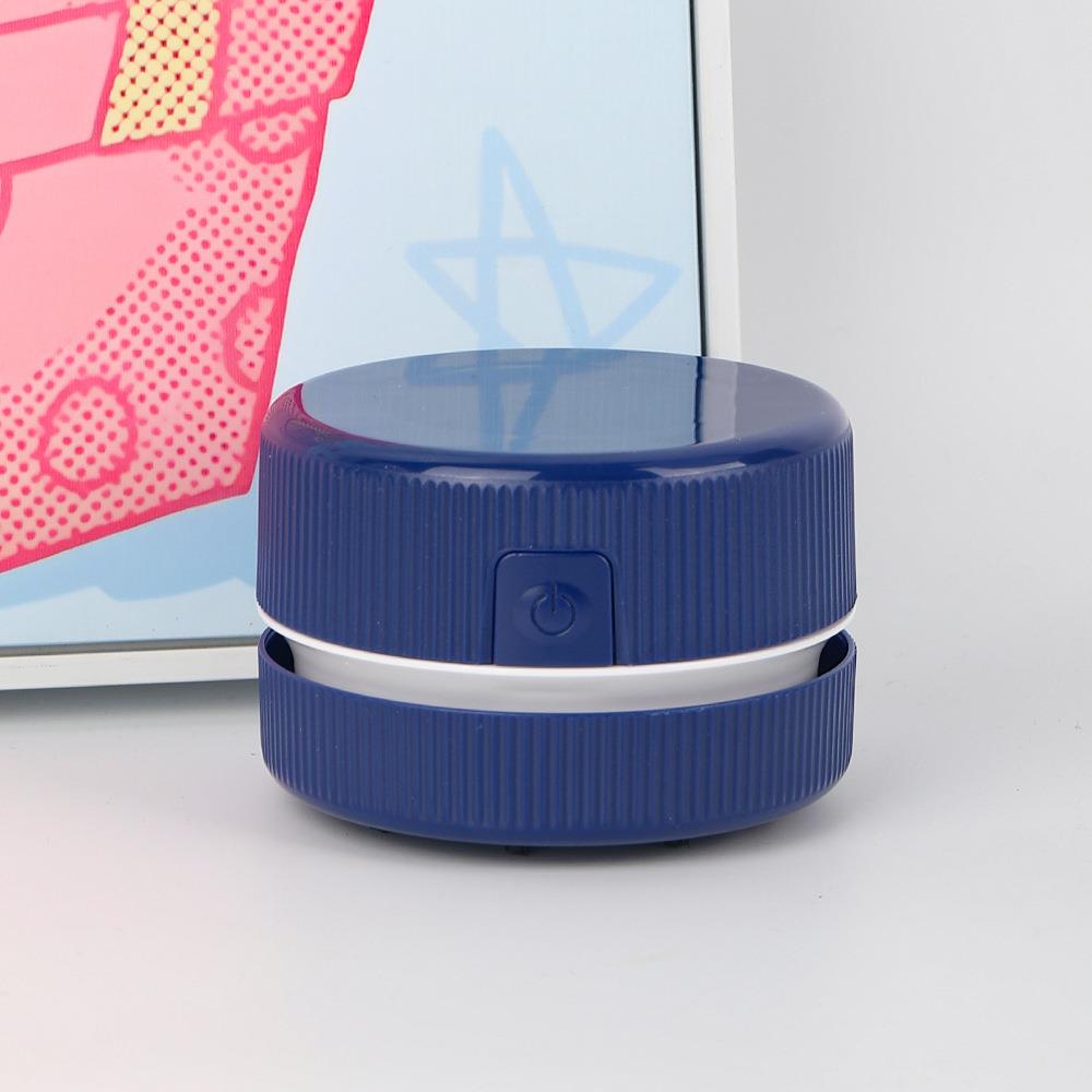 kt猫儿童手工奶油胶diy桌面电池吸尘器深蓝色幼儿园奖励小玩具材