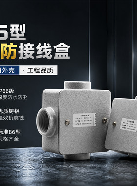 86防水接线盒DN20直通