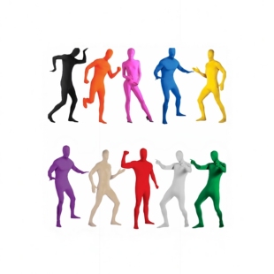 全包隐身人舞台演出服紧身衣全身连体创意搞笑隐形衣年会表演服装