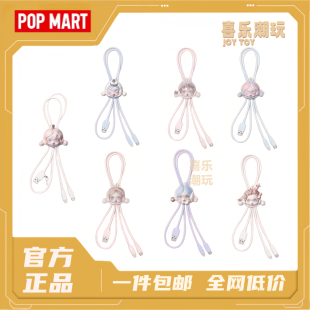 POPMART泡泡玛特SKULLPANDA进退之门系列数据线盲盒周边礼物
