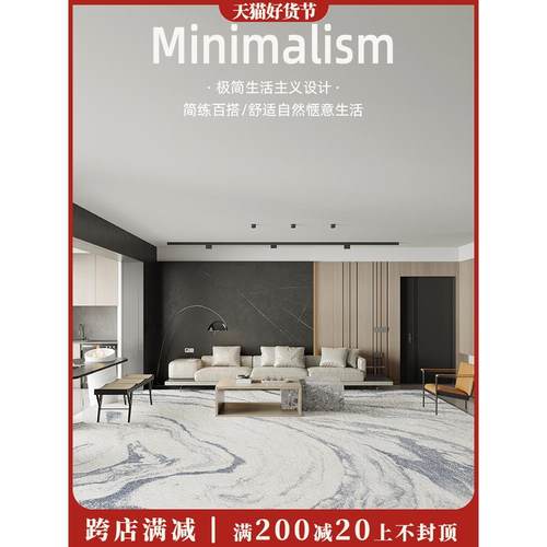 地毯客厅2025新款免洗可擦轻奢高级感卧室床边沙发茶几仿羊绒地垫