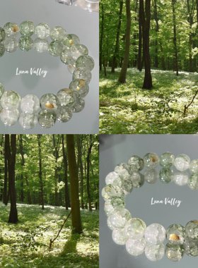 新中式手链琉璃绿色系