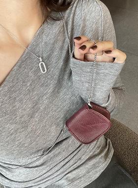 钛钢不掉色复古小众项链