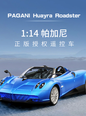 皮恩希帕加尼正版授权花雅HUAYRA1:14遥控车玩具男孩礼物敞篷跑车