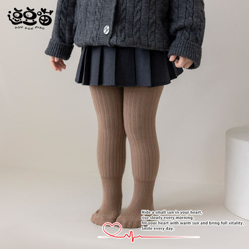 宝宝裤子秋冬季加厚连裤