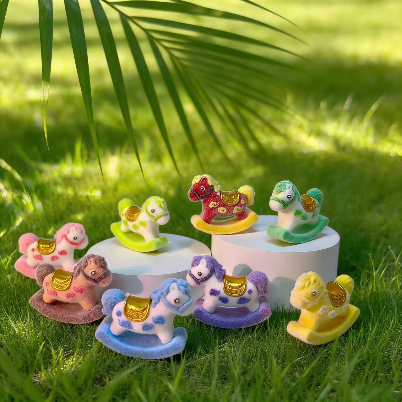 马上有前桌面摆件8色桌面车载办公室DIY摆件