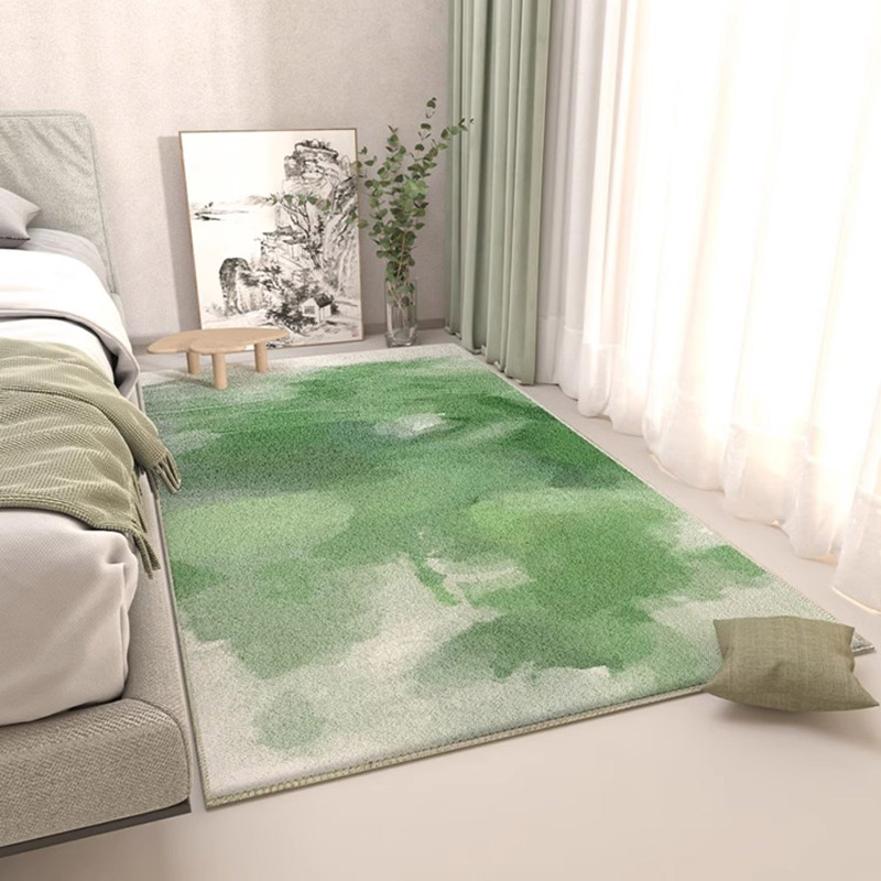 长条床边地毯田园风客厅地毯羊羔绒卧室床前沙发茶几毯飘窗地垫