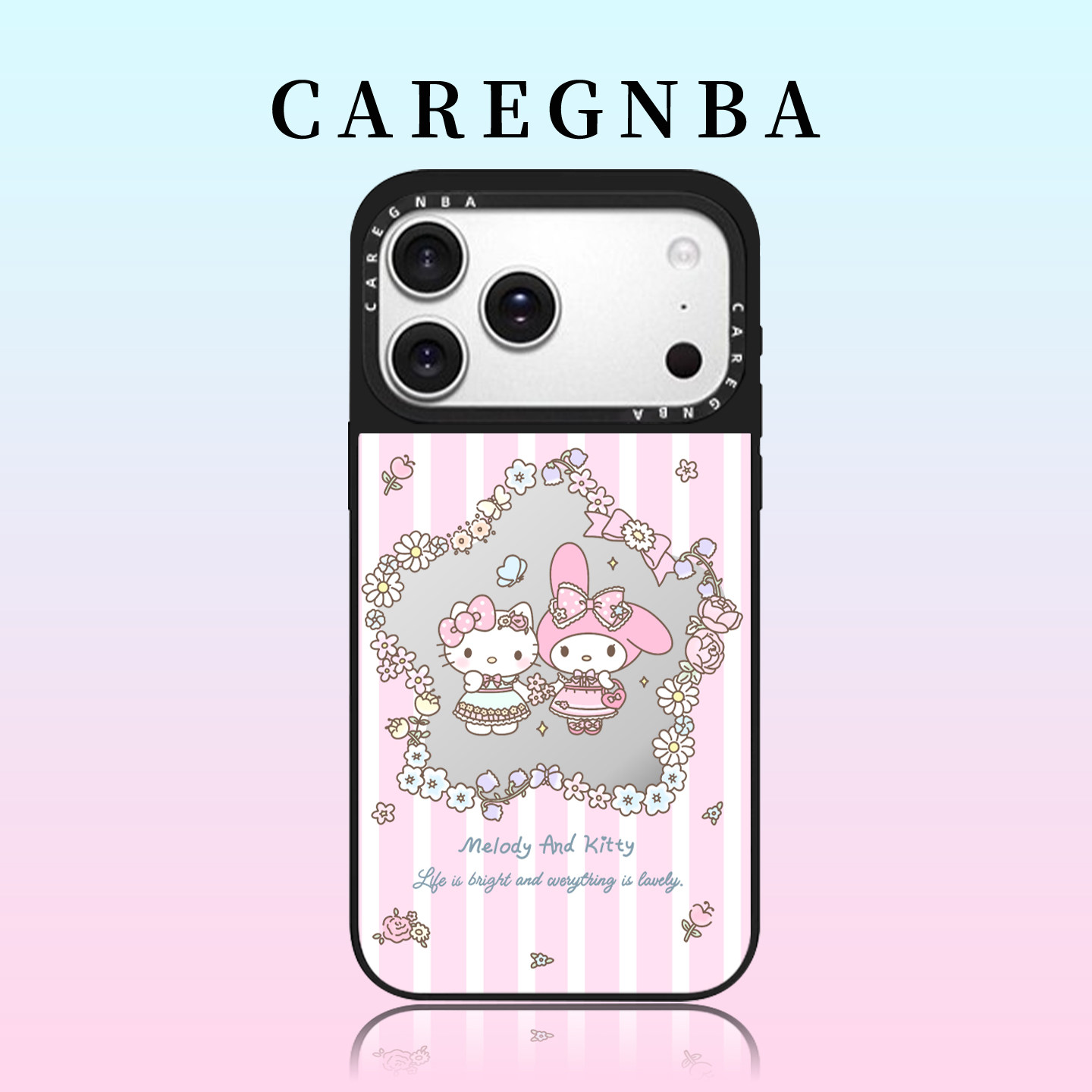 CAREGNBA联名五角星kt美乐蒂适用苹果17ProMax手机壳新款iPhone16pro巨好看15plus可爱14卡通12防摔11创意13