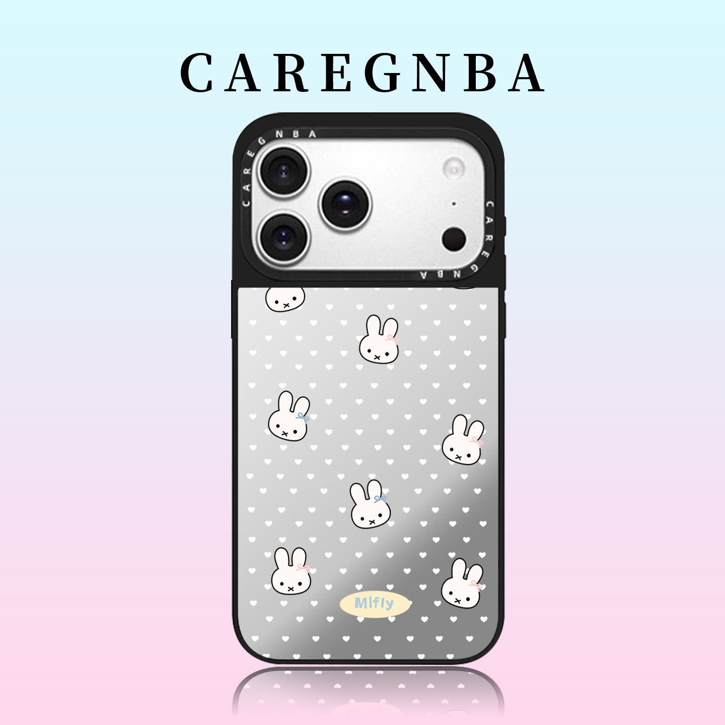 CAREGNBA可爱米菲兔适用苹果17ProMax手机壳新款iPhone16pro磁吸15plus防摔14卡通13超好看12女生11XR保护套