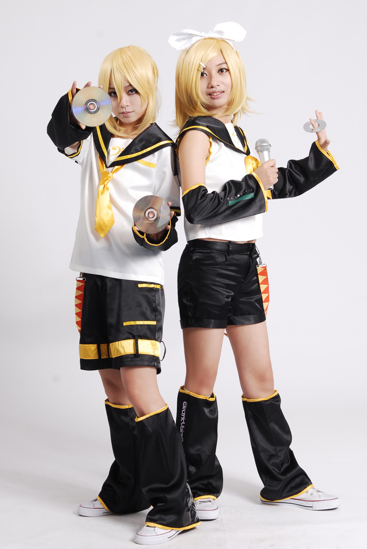 弟弟 len镜音连COSPLAY弟弟衣服 服装