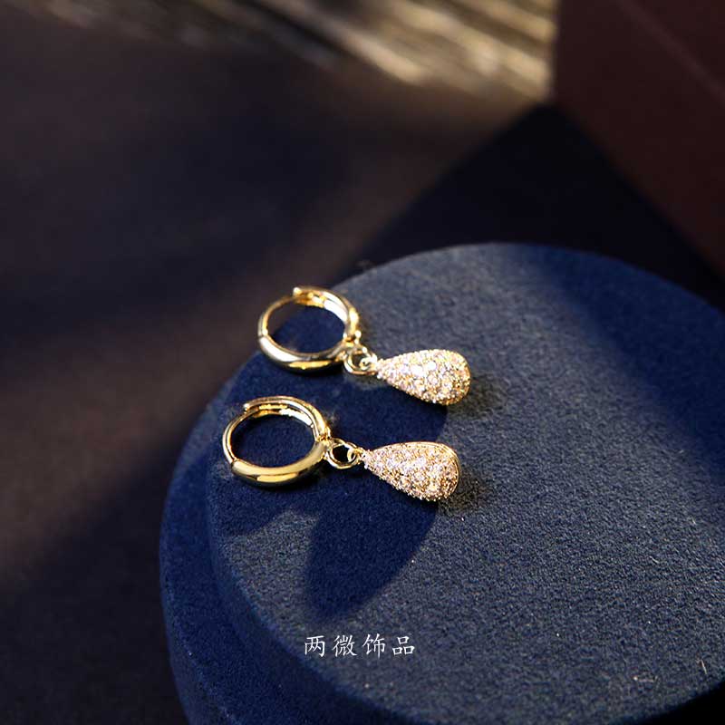 精致小巧小水滴耳坠耳扣