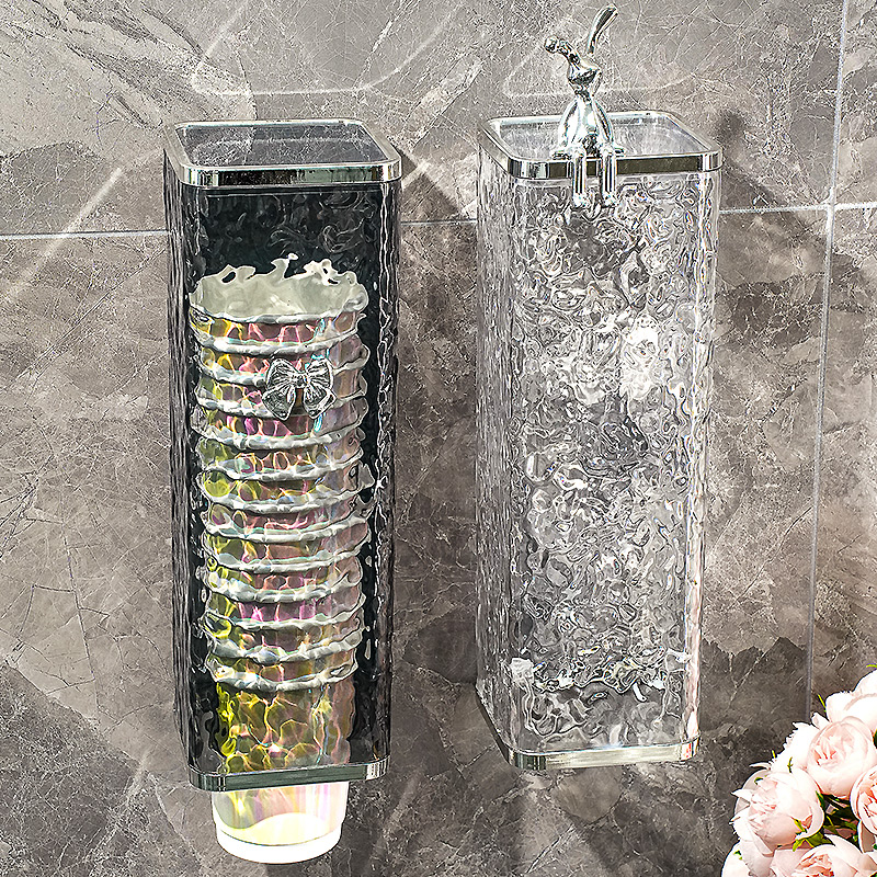 一次性杯子取杯器纸杯架取杯架免打孔壁挂式饮水机杯子置物架