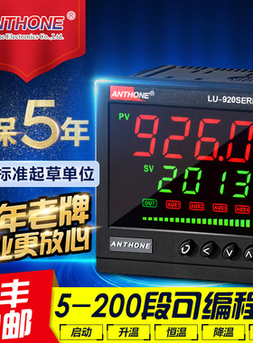 曲线程序段可编程多段温控表分段定时窑炉电炉温控仪器仪表
