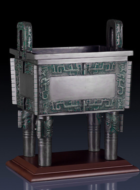 纯铜司母戊鼎摆件办公室客厅家居装饰品青铜器鼎盛千秋工艺品铜鼎