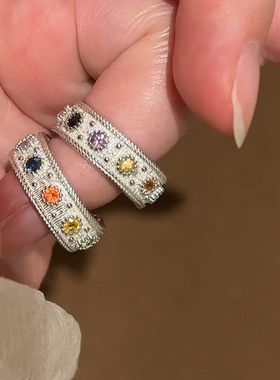 中古Vintage戒指女小众设计复古