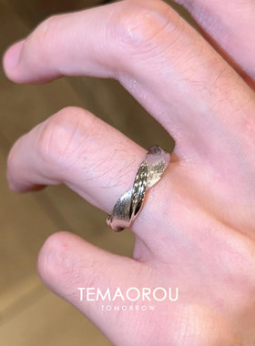 莫比乌斯戒指轻奢时尚设计极简风