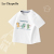 [100% Cotton]Travel Trio: Dinosaurs White