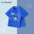 [100% Cotton]Mini Excavator - Sky Blue
