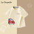 [100% Cotton]Red Car Apricot