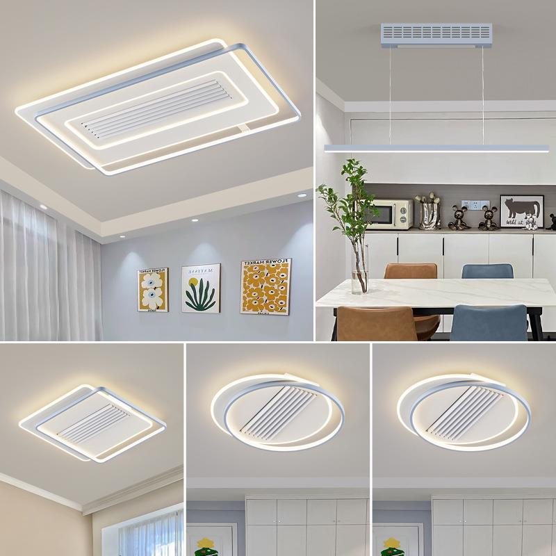 厅灯无客叶风现扇灯全光谱护眼室灯代简69185约卧大气全屋套餐组