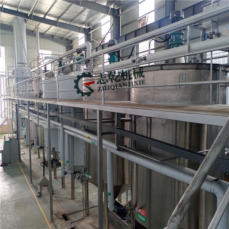食用油加工流水设备UXY 山茶油榨油设3备 线吨吨5一级油精炼设备