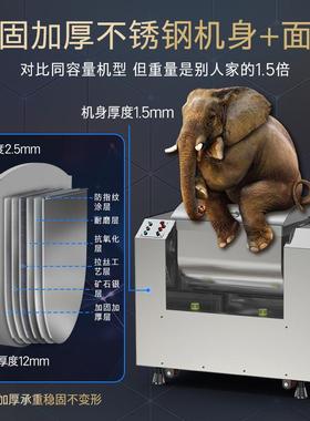 大型商用和面10公不斤EEI全自动揉面搅拌机锈钢75斤静音电动0打机