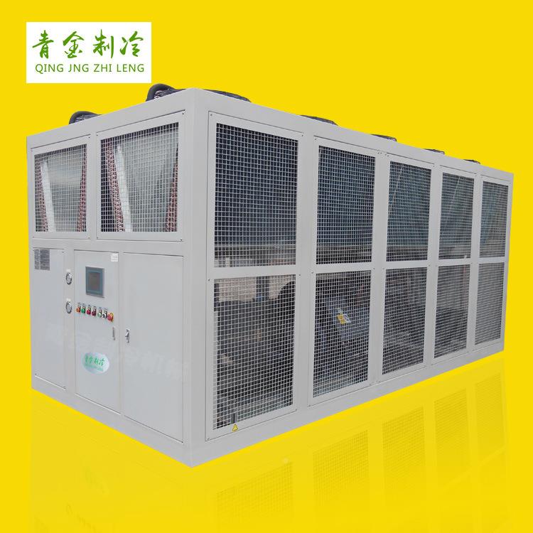 业大螺杆式水机 冷QX-270WS出口风冷式螺型杆冷水机 低温工乙二醇