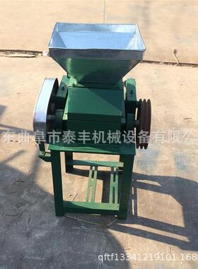家用高粱轧碎机花 型生山QKO楂干破碎机 1-20黄豆2燕麦绿豆挤扁机