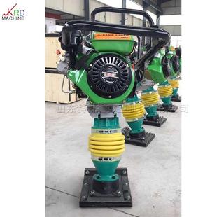 电动立式 路面动冲振夯 汽手油夯实击722设备 小型扶冲击夯 减震式