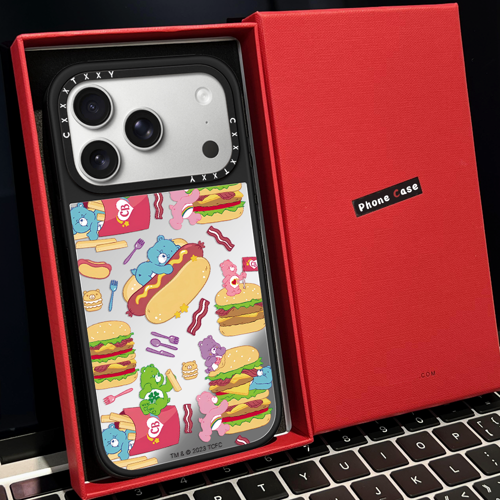 【C家】食品零食顽皮兔汉堡热狗磁吸MagSafe适用苹果17/16proMax手机壳iPhone15防摔16pro保护套13/14镜面Air