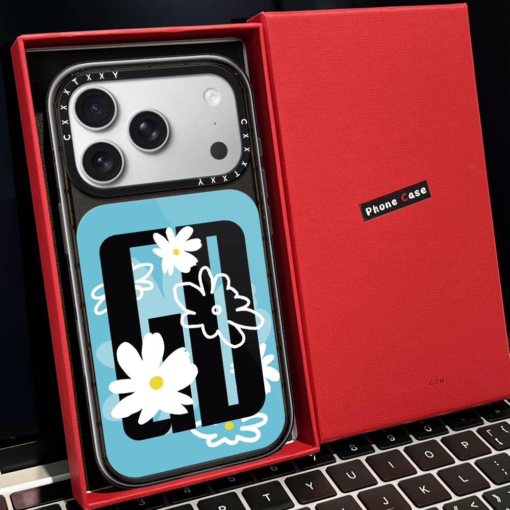 C家GD权志龙糖果马卡龙色彩雏菊18Promax手机壳磁吸MagSafe适用苹果iPhone18Pro明星同款17promax卡通17pro