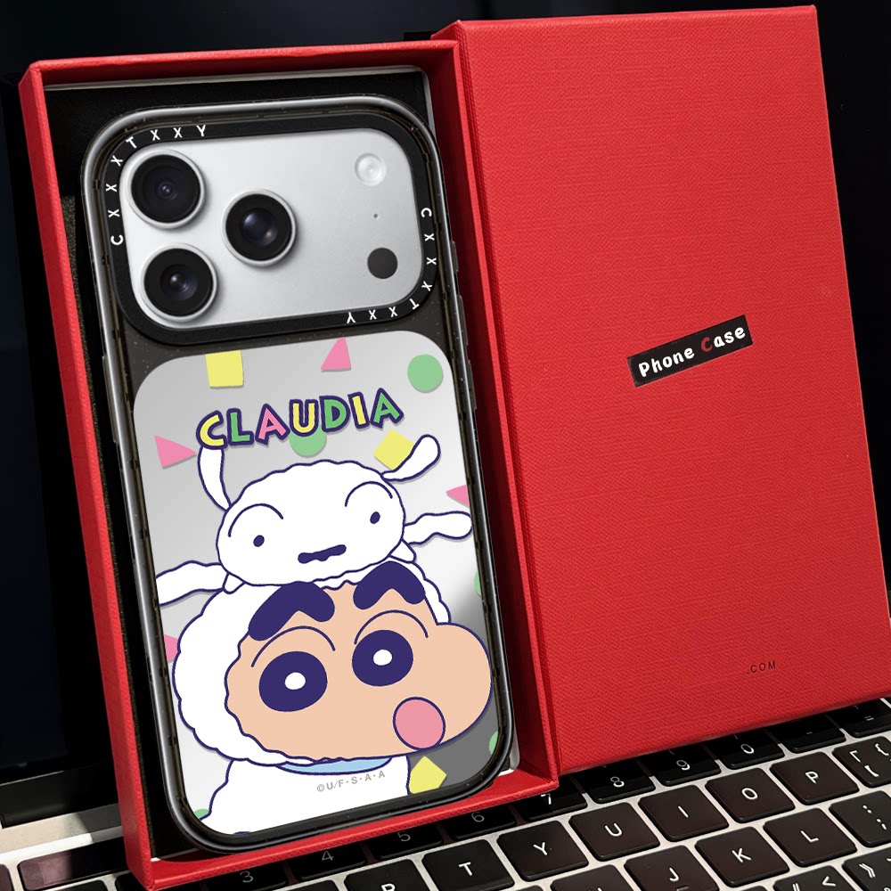 C家小新动物装人物兔子小白熊猫18Promax手机壳磁吸MagSafe适用苹果iPhone18Pro明星同款17promax卡通17pro
