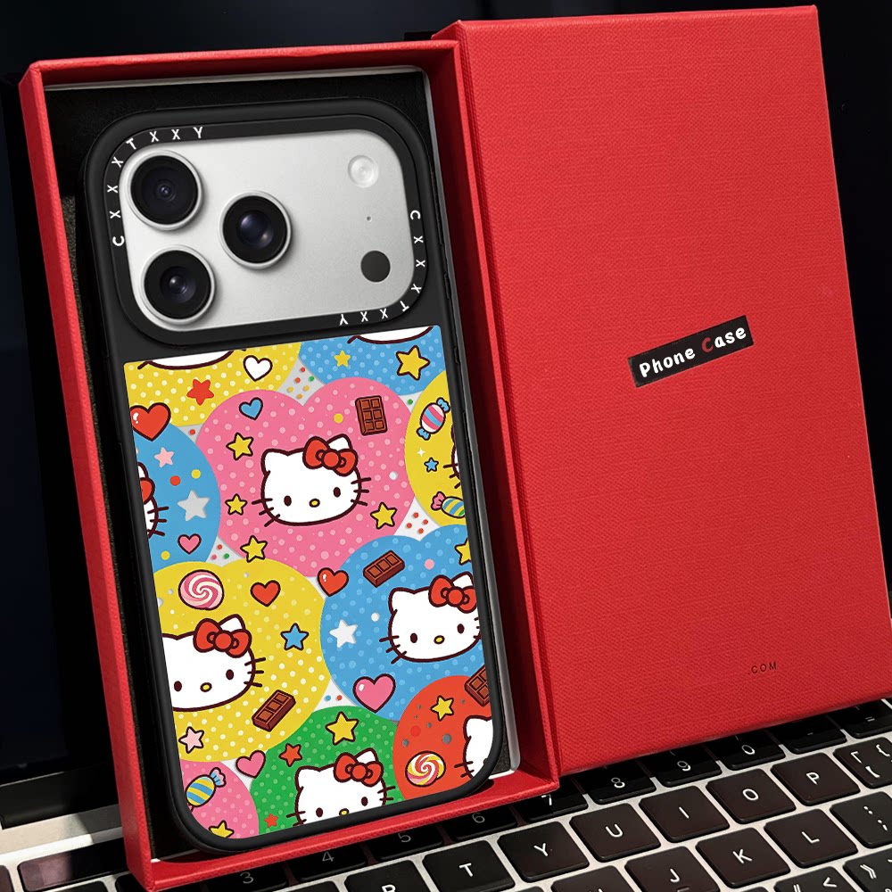 【C家】kt格子拼贴糖果巧克力磁吸MagSafe适用苹果17/16proMax手机壳iPhone15防摔16pro保护套13/14镜面17Air